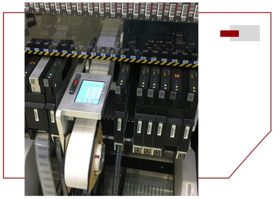 SMT Auto Label Feeder 60mm 100mm عرض نوع قصير لآلة سيمنز D.