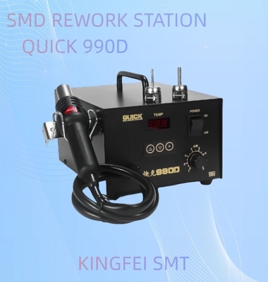 جهاز كمبيوتر مصغّر رقمي للكاميرات SMD محطة إعادة العمل 990D 990A محطة الهواء الساخن السريع