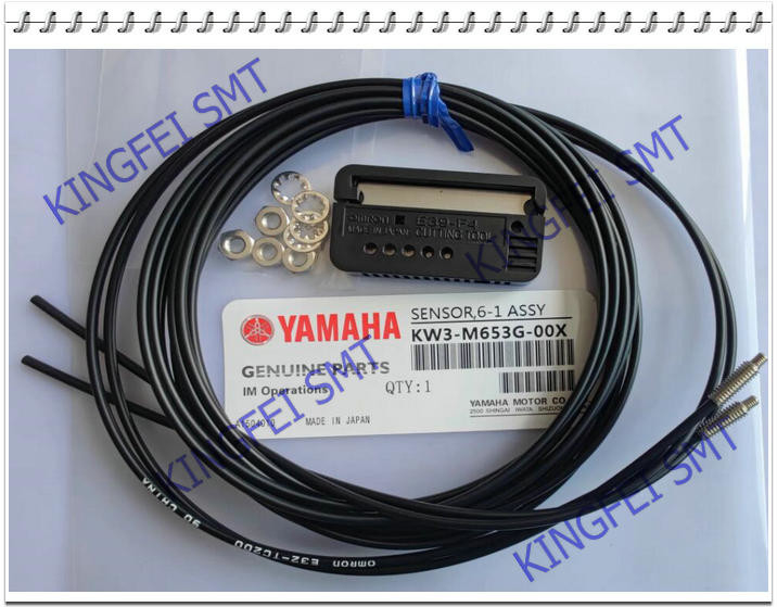 طابعة ياماها YVP-XG KW3-M653G-00X مستشعر التوقف الرئيسي 6-1 Assy مع الألياف